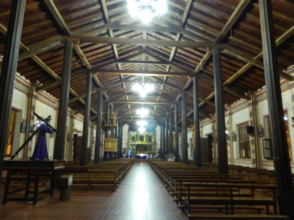 Interior de la Iglesia de San José de Chiquitos
